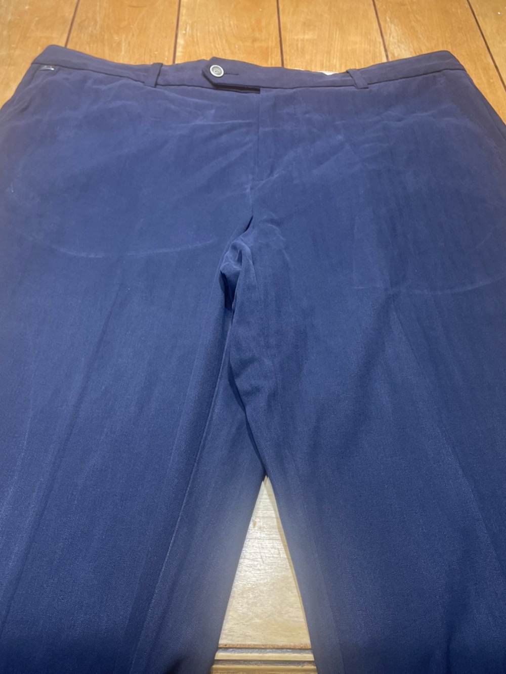 Tommy Bahama Silk Blend Navy Blue Pants Size 36x30 Lightweight Summer Vacation